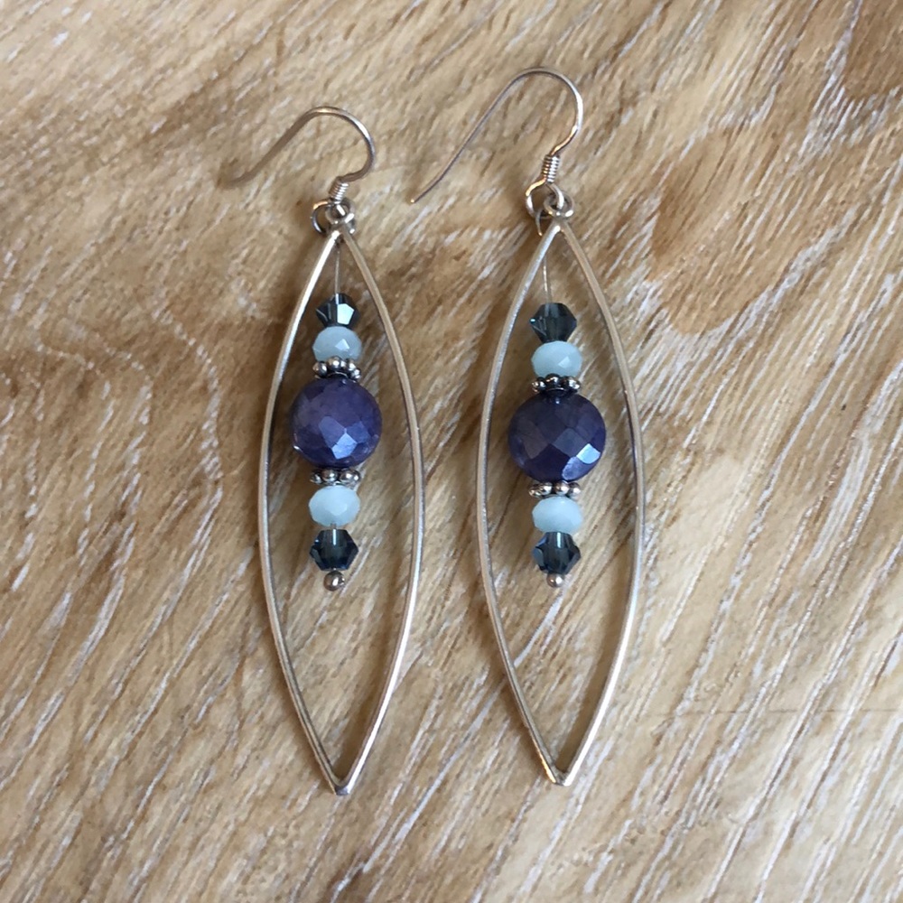 Sterling Beaded Earrings